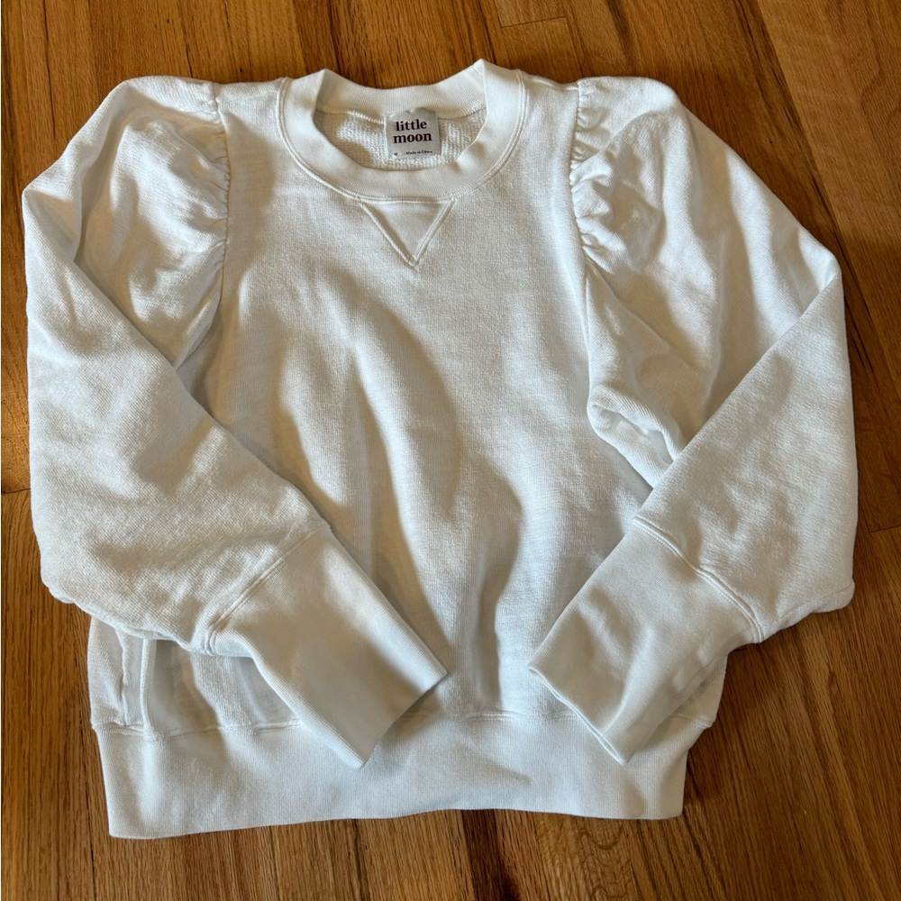 Little Moon Puff Sleeve Sweatshirt